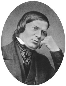 Robert Schumann 1810-1856 var en tysk kompositör, estet och inflytelserik musikkritiker av Unbekannt