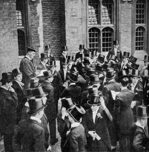 Upprop för Etonians den 4 juni, Berkshire, c1922 av Unbekannt
