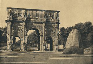 Roma - Konstantins båge 315 e.Kr., 1910 av Unbekannt