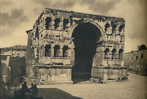 Roma - Janus Quadrifrons båge i Forum Boarium, 1910 av Unbekannt