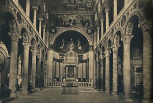 Roma - Basilica of St. Agnes utanför murarna på gatan Nomentana, 1910 av Unbekannt