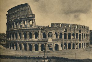Roma - Flavisk amfiteater känd som Colosseum, 1910. av Unbekannt