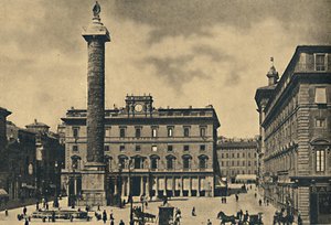 Roma - Marcus Aurelius torg och kolumn, 1910 av Unbekannt