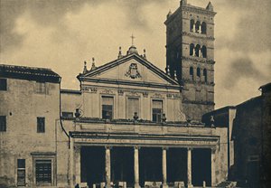 Roma - S:ta Cecilias kyrka, 1910 av Unbekannt