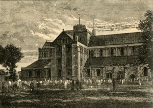 Romsey Abbey, 1898. av Unbekannt