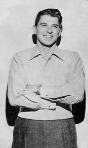 Ronald Reagan, amerikansk skådespelare, filmstjärna och politiker, 1900-talet av Unbekannt