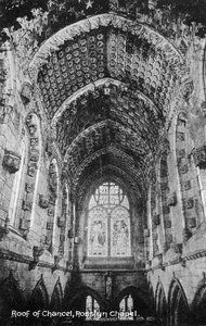 Roof of the Chancel, Rosslyn Chapel, Midlothian, Skottland, 1900-talet av Unbekannt