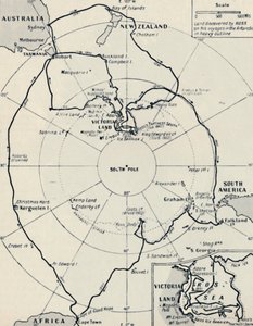 Ross Antarctic Voyage in the Erebus and the Terror, 12 november 1840, 1937 av Unbekannt