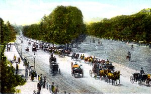 Rotten Row, Hyde Park, London, 1900-talet av Unbekannt