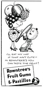 Rowntrees Fruit Gums and Pastilles, 1938 av Unbekannt