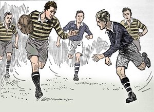 Rugbyfotboll, 1937 av Unbekannt