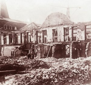 Ruiner, Louvain, Belgien, c1914-c1918 av Unbekannt