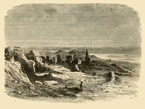 Ruiner i Sais, 1890. av Unbekannt