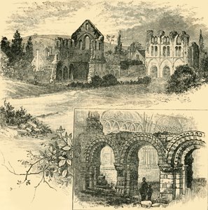 Ruinerna av Wenlock Priory, 1898. av Unbekannt