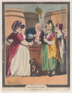 Rum Characters in a Shrubbery, 1 november 1808., 1 november 1808. av Unbekannt