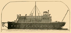 Ryskt fångskepp, 1881. av Unbekannt