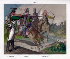Ryska soldater från 1813 1800-talet av Unbekannt
