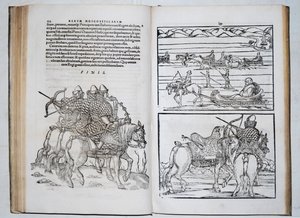 ryska krigare. Siegmund von Herberstein reser genom Ryssland Från: Rerum Moscoviticarum commentarii.., 1571 av Unbekannt