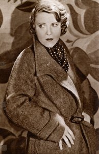 Ruth Chatterton, amerikansk skådespelerska, 1933 av Unbekannt