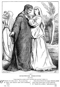Ruth omfamnar sin svärmor, 1873 av Unbekannt