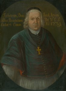 SPIŠ CANON OCH TITULAR ABBOT JAKUB JOZEF REPASSY av Unbekannt