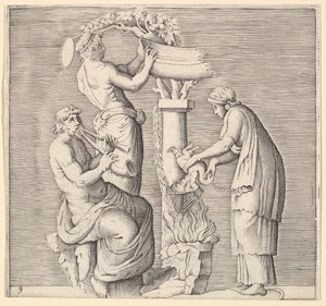 Svanoffer, publicerad ca. 1599-1622. av Unbekannt