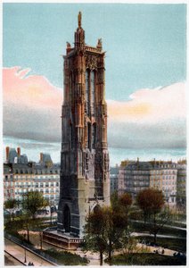 Saint-Jacques Tower, Paris, c1900 av Unbekannt