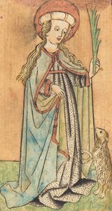 Saint Agnes, ca. 1450. av Unbekannt