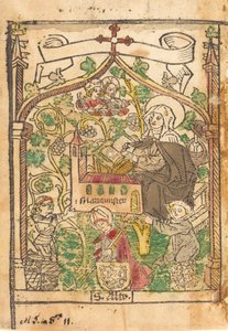 Saint Alto, Saint Bridget och grundarna av Mariamunster, ca. 1500. av Unbekannt