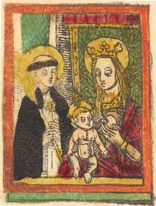 Sankt Bernard med Madonnan och barnet, 14801500. av Unbekannt