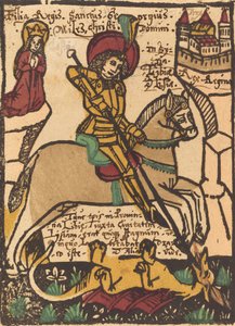 Saint George, ca. 14601470. av Unbekannt
