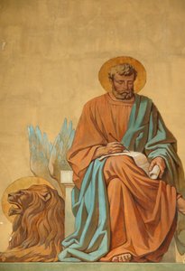 Sankt Markus. Saint-Didier kyrka Voreppe Frankrike av Unbekannt