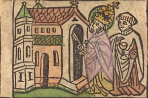 Sankt Peter som grundare av kyrkan, 14601470. av Unbekannt