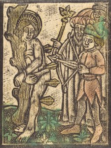 Sankt Sebastian, ca. 1480. av Unbekannt