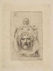 Saint Veronica med Sudarium, 1500-talet. av Unbekannt