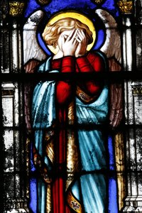 Sainte-Clotilde kyrka. Ängel. av Unbekannt
