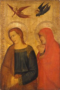 De heliga Johannes evangelisten och Maria Magdalena, ca. 1335-45. av Unbekannt