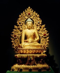 Sakyamuni-skulptur, 1700-tal av Unbekannt