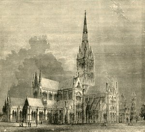 Salisbury Cathedral, 1890. av Unbekannt