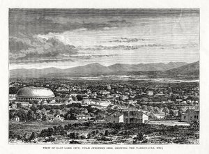 Salt Lake City, Utah, USA, 1877 av Unbekannt