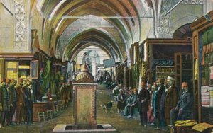 Salut från Konstantinopel - The Grand Bazaar, c1900. av Unbekannt