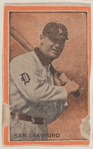 Sam Crawford, från Baseball Players set W500 Orange Borders, 1910. av Unbekannt