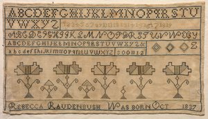 Provtagare, 1837. av Unbekannt