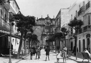 San Mateo Church, Tarifa, Andalusien, Spanien, c1920-c1930s av Unbekannt