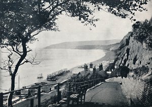 Sandown - The Bathing Beach, 1895 av Unbekannt