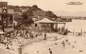 Santiago de Cuba. La Socapa badplats, Kuba, ca 1900-talet av Unbekannt