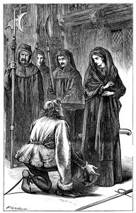 Scen från Shakespeares Richard III, 1591 c1870 av Unbekannt
