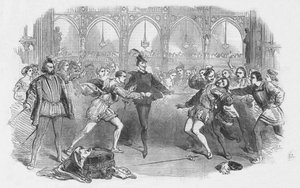 Scen från Spohrs Faust, på Royal Italian Opera, 1852. av Unbekannt