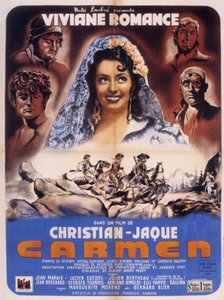 Scen från operan "Carmen" av Georges Bizet (foto) av Unbekannt