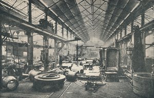 Scen i en pannbutik, c1917 av Unbekannt